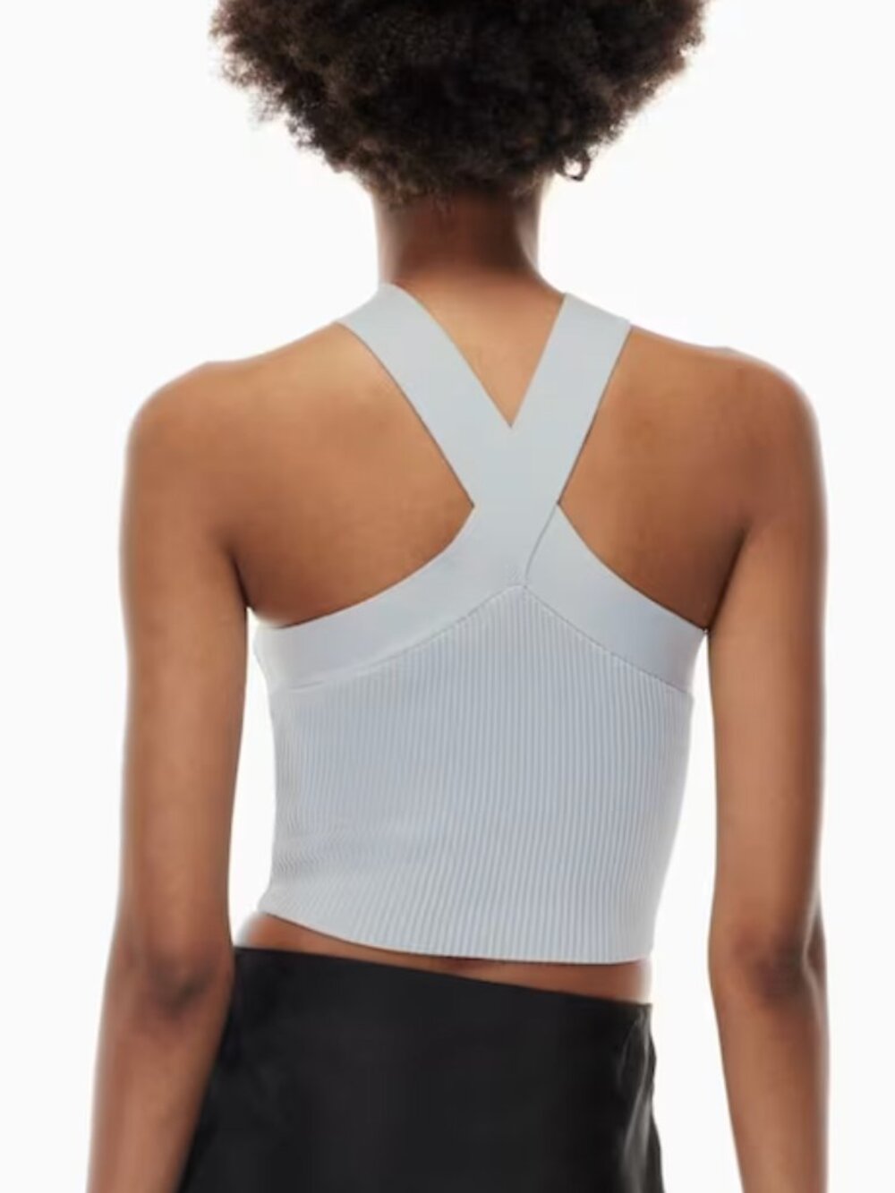 Babaton Sculpt Knit Criss Cross Cropped Tank - Picture 2 of 6